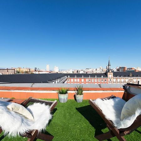 Historic Penthouse Plaza Mayor In 마드리드 외부 사진