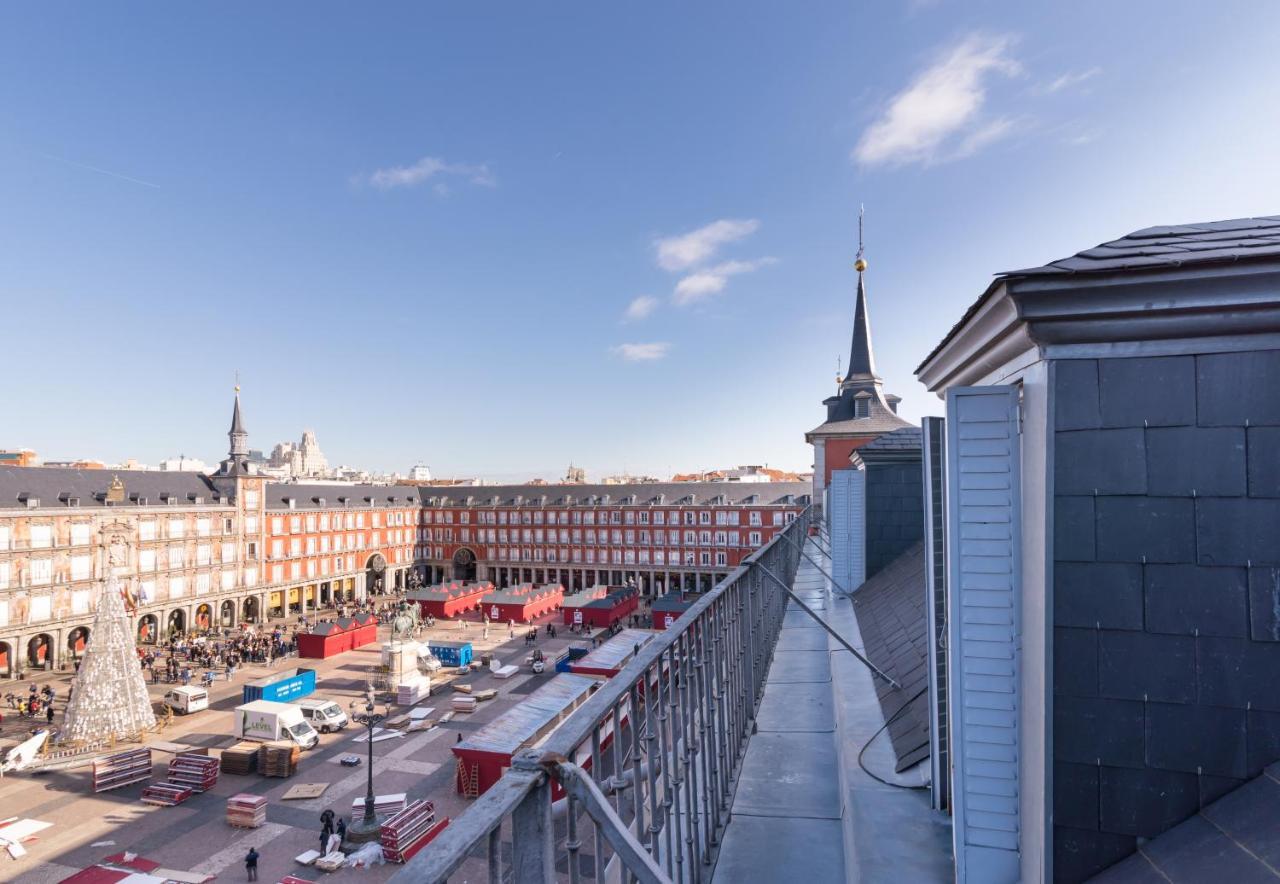 Historic Penthouse Plaza Mayor In 마드리드 외부 사진