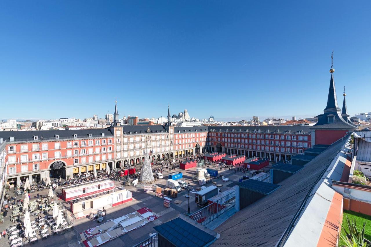 Historic Penthouse Plaza Mayor In 마드리드 외부 사진
